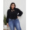 (XL, Black) Női Póló Hosszú Hétköznapi Hétköznapi 4
