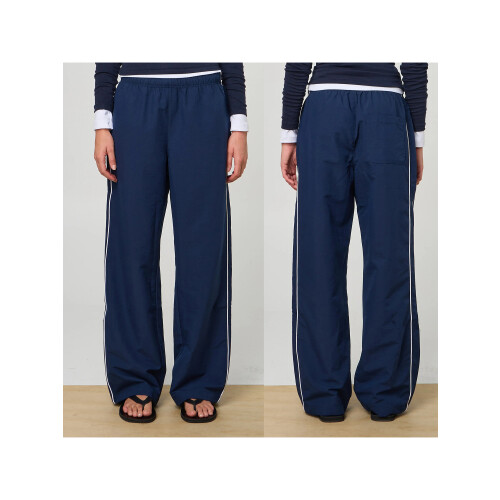 (S, Blue) Γυναικεία παντελόνια φαρδιά, και streetwear 1