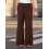 (M, Dark Brown) Γυναικεία παντελόνια φαρδιά, και streetwear 6
