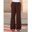 (L, Dark Brown) Γυναικεία παντελόνια φαρδιά, και streetwear 4