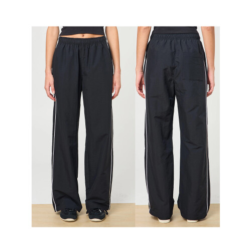 (L, Black) Γυναικεία παντελόνια φαρδιά, και streetwear 1