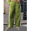 (M, Green) Pantalon ample d'été de serrage 4