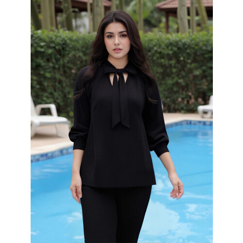 (XL, Black) Női Póló Hosszú Hétköznapi Hétköznapi 2