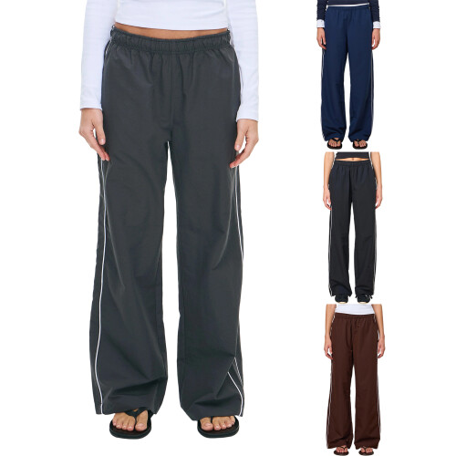(L, Black) Γυναικεία παντελόνια φαρδιά, και streetwear 2