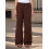 (M, Dark Brown) Γυναικεία παντελόνια φαρδιά, και streetwear 5