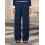 (S, Blue) Γυναικεία παντελόνια φαρδιά, και streetwear 6