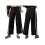 (S, Black) Pantalon ample d'été de serrage 2