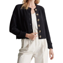 (S, Black) Gilet cardigan basique vêtement d'extérieur