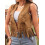 (XL, Brown) Γυναικείο Αμάνικο Γιλέκο, Άνετη Χρήση 9