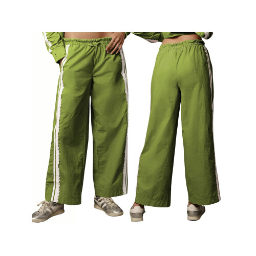 (M, Green) Pantalon ample d'été de serrage 1