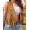 (XXL, Brown) Γυναικείο Αμάνικο Γιλέκο, Άνετη Χρήση 7