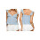 (M, Blue) Camiseta de verano profundo, holgada. 2