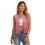 (XL, Pink) Γυναικείο σουέτ γιλέκο χίπικης εμφάνισης 1