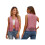 (L, Pink) Γυναικείο σουέτ γιλέκο χίπικης εμφάνισης 2