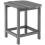Small Side Table, Weather Resistant Square Tea Table, Beside End Tables(1, Grey) 1