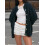 (One Size, Black) Women Knit Cardigan, Long Sleeve Button Closure Solid Fall Casual Jacket Sweater 4
