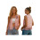 (XL, CORAL RED) Γυναικείο σουέτ γιλέκο χίπικης εμφάνισης 2