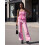 (M, Pink) Set de pantaloni 2 piese. 12