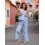 (M, Blue) Set de pantaloni 2 piese. 10