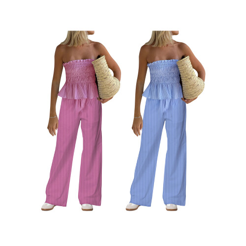 (S, Blue) Set de pantaloni 2 piese. 2