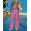 (M, Pink) Set de pantaloni 2 piese. 6