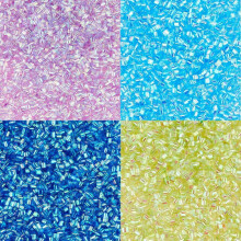 60g Coirníní Bingsu Brioscacha Iridescent, 4 Dhath, Feadán Tuí Bog, Micrichoirníní Plaisteacha Glitter 3T le haghaidh Slime – Soláthairtí