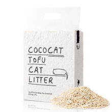 Cococat Tofu Cat Litter (2.5kg/6L bag) Strong Clumping, Flushable, Dust-free, Easy Scooping, Biodegradable, Jasmine Milk Tea Scent For Excellent Odour