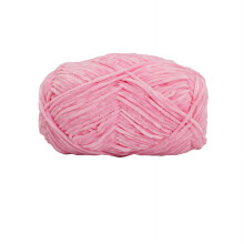 Hilo AUQ para ganchillo, hilo grueso de moda, suave y lujoso, hilo grueso de terciopelo para mantas, rosa.
