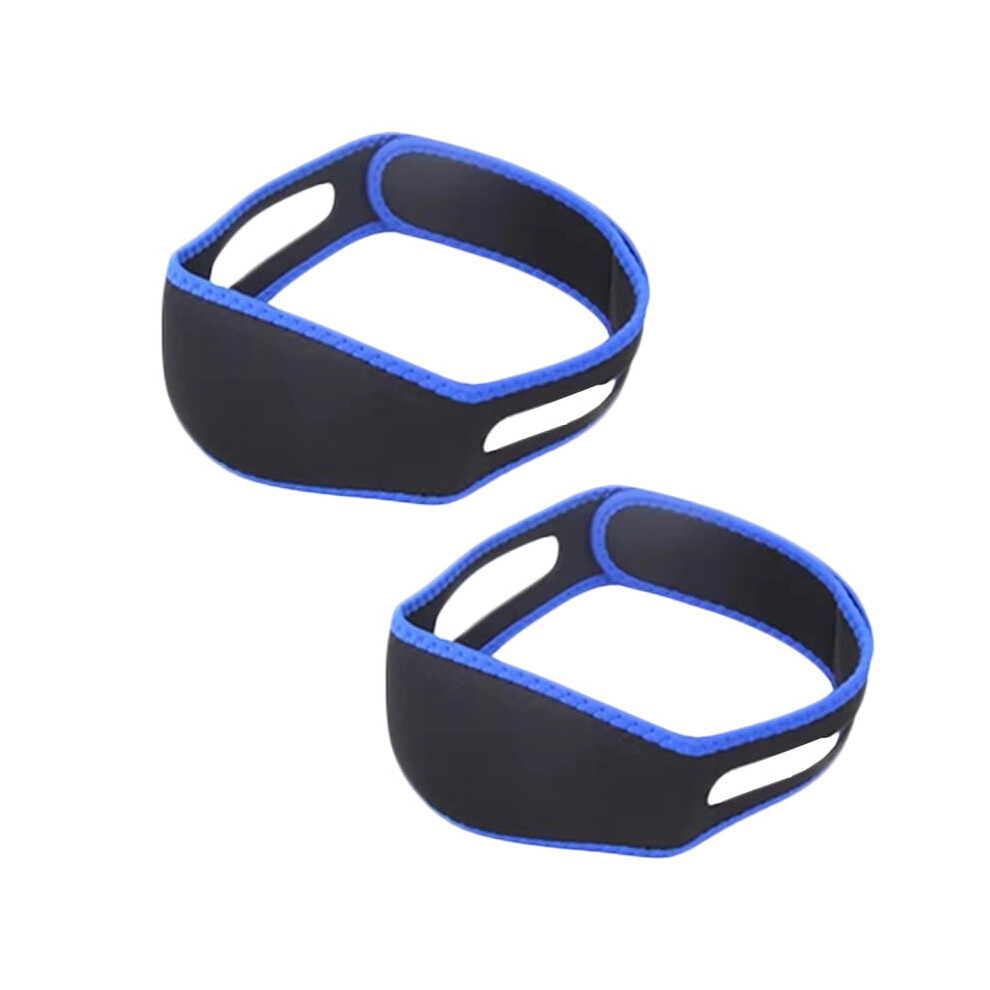 2X Snore Stop Belt Anti Snoring Cpap Chin Strap Sleep Apnea Jaw Solution Tmj Chin Strap for Cpap Users
