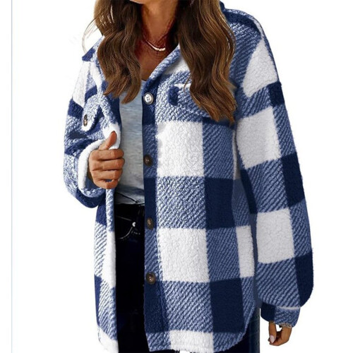 Vinterjackor för kvinnor Höst- och vintermode Lång trenchcoat Rak kofta Knappficka Ytterjacka 2