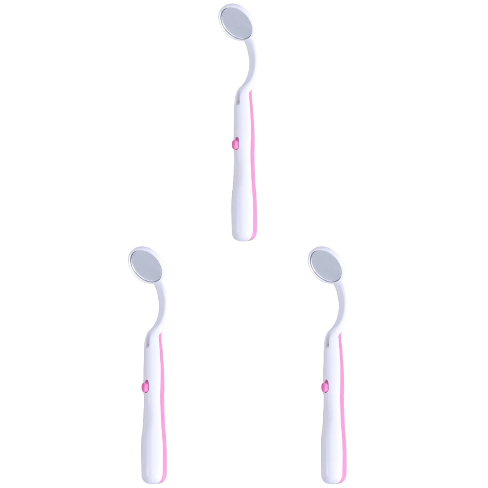 Light Led Dental Mirror With 3Pcs Oral Inspection Tool For Teeth, Gums & Tongue