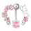 14G Vlinder Strass Navelpiercing Navelpiercing Sieraden 1
