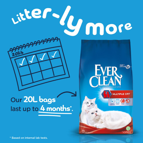 Ever Clean Ever Clean Multiple Cat Clumping Cat Litter 20L 2
