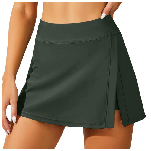 Tankini με πλάγια σχισμή από νάιλον, φούστα μαγιό (γυναικείο)