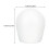 Tineasur 12Pcs White Foam Cake Models Smooth Reusable Multi Function DIY Cake Dummies 2