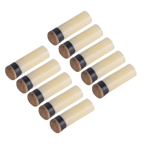 MGAXYFF Soft 10mm Plastic Billiard Cue Tips (10 Count)