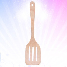 Espátula de madeira para cozinha com orifício para pendurar, 30,5 cm
