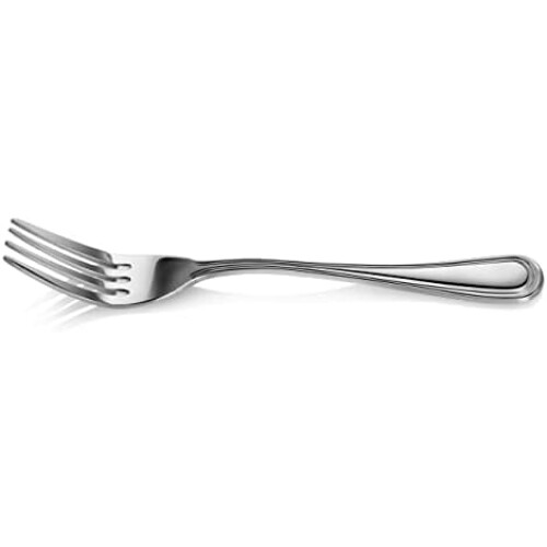 Conjunto de 12 garfos de jantar Slimline Pattern, aço inoxidável 18/0, 19 cm (7,5 polegadas), modelo 58048. 2