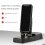 Multifunctional Foldable Phone Stand with Bluetooth Speaker for Desktop Smartphone Bracket 5