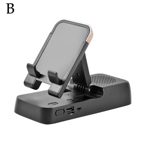 Multifunctional Foldable Phone Stand with Bluetooth Speaker for Desktop Smartphone Bracket 2