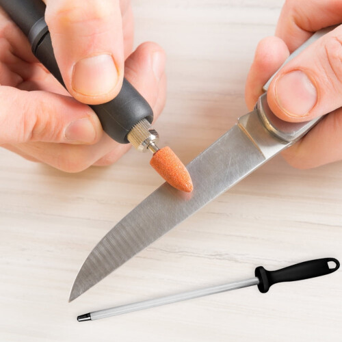 Sharpening Rod Stainless Steel 2 pcs 2