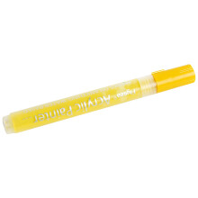 Water-Based Paint Pens for Rocks, Ceramics, Wood, Glass & DIY Crafts – Odorless, Quick-Drying, Fine Tip – 1pc Yellow