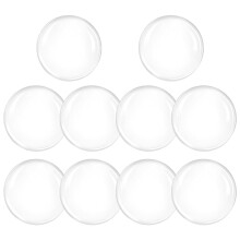 Wasbare muurbeschermers, transparante stootkussens, 10 stuks