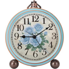 Réveil floral vintage, 12,7 cm, à piles