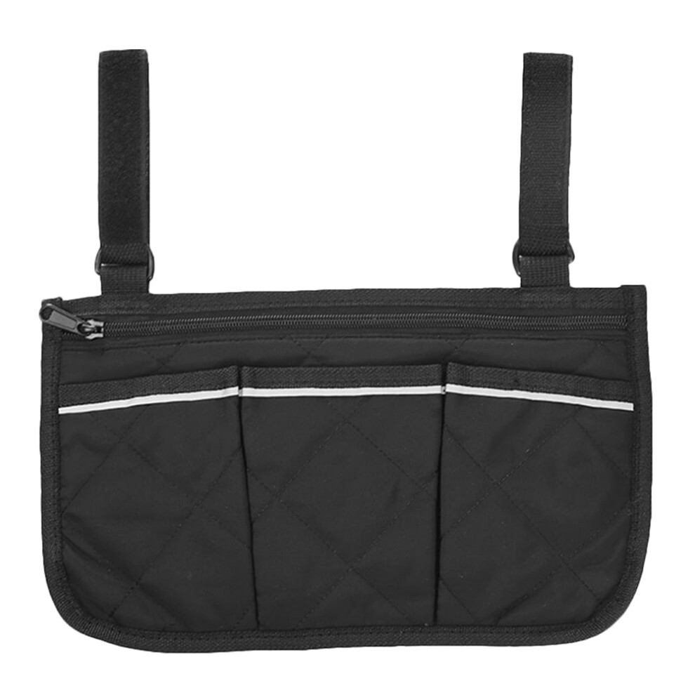 1PC Side Bag Storage Pouch for Wheelchair, Recovery Walker Armrest Hanging Pouch, Convenient Wheelchair Accessory