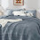 Geometrisches Polyester-Steppdecken-Set California King 3-teilig 3