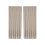 Khaki polyester halvtransparente gardiner 204 x 132 cm stanglomme 2
