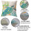Housse de coussin décorative à motif océan 45 x 45 cm 3