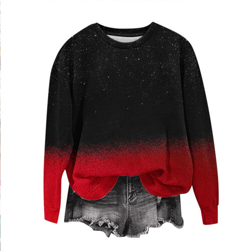 Mädchen-Sweatshirt mit Rundhalsausschnitt und langen Ärmeln, süßer Pullover 2