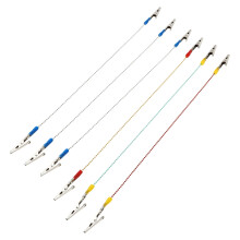 Ensemble de 6 pinces à bavoir pour le cou – Pinces en acier inoxydable